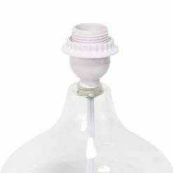 Glass Raindrop Table Lamp with Fabric Shade White - Simple Designs 12 Glass Raindrop Table Lamp with Fabric Shade White - Simple Designs -Desk Lamps sales shop unnamed file 1028