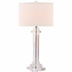 30" Nina Crystal Column Lamp Clear (Includes CFL Light Bulb) - Safavieh 6 30" Nina Crystal Column Lamp Clear (Includes CFL Light Bulb) - Safavieh -Desk Lamps sales shop unnamed file 1035