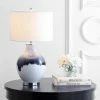 JONATHAN Y 27" Glass/Metal Mia Table Lamp (Includes LED Light Bulb) Blue - JONATHAN Y