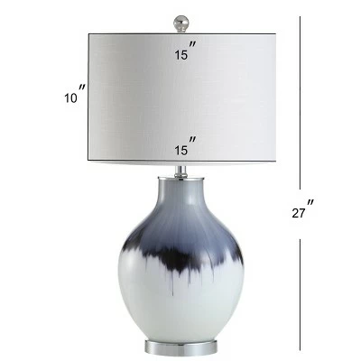 JONATHAN Y 27" Glass/Metal Mia Table Lamp (Includes LED Light Bulb) Blue - JONATHAN Y 3 JONATHAN Y 27" Glass/Metal Mia Table Lamp (Includes LED Light Bulb) Blue - JONATHAN Y - Image 3