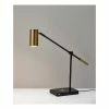 Collette LED Desk Lamp with Qi wireless Charging Pad -Adesso Silver