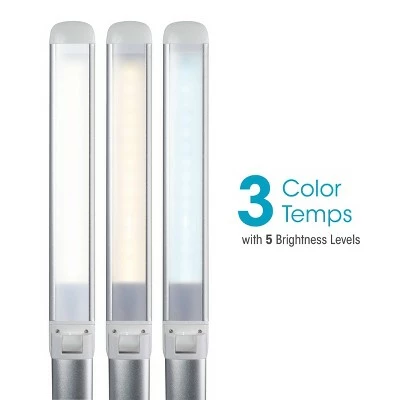 Command Desk Lamp Voice USB (Includes LED Light Bulb) White - OttLite 1 Command Desk Lamp Voice USB (Includes LED Light Bulb) White - OttLite