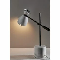Sadie Desk Lamp White - Adesso -Desk Lamps sales shop unnamed file 1073