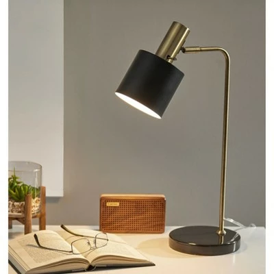 23.25" Emmett Collection Desk Lamp Black - Adesso 2 23.25" Emmett Collection Desk Lamp Black - Adesso - Image 2