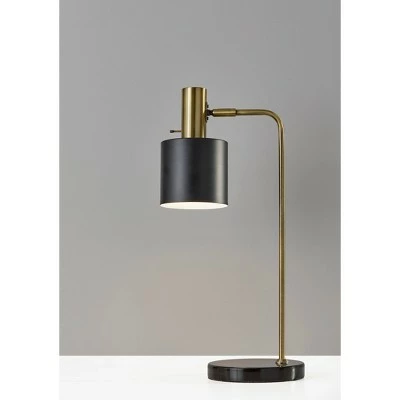 23.25" Emmett Collection Desk Lamp Black - Adesso 4 23.25" Emmett Collection Desk Lamp Black - Adesso - Image 4