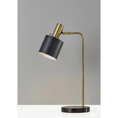 23.25" Emmett Collection Desk Lamp Black - Adesso 5 23.25" Emmett Collection Desk Lamp Black - Adesso - Image 5