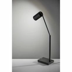 15.5" x 32.5" Colby Desk Lamp (Includes LED Light Bulb) Black - Adesso -Desk Lamps sales shop unnamed file 1108