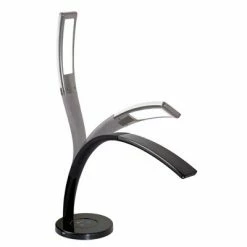 13" Cobra Desk with USB Desk Lamp Black (Includes LED Light Bulb) - OttLite