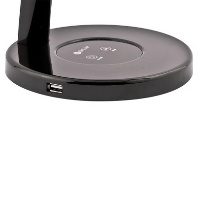 13" Cobra Desk with USB Desk Lamp Black (Includes LED Light Bulb) - OttLite 2 13" Cobra Desk with USB Desk Lamp Black (Includes LED Light Bulb) - OttLite - Image 2