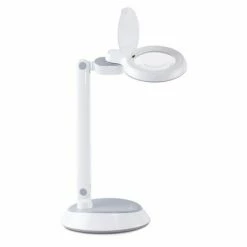 15" Folding Mag Desk Lamp White (Includes LED Light Bulb) - OttLite
