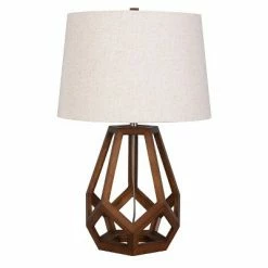 Large Wood Geo Assembled Table Lamp - Threshold™ -Desk Lamps sales shop unnamed file 120
