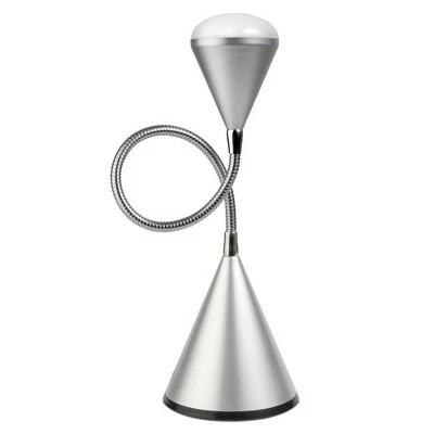 11" Cone Desk Desk Lamp Silver (Includes LED Light Bulb) - OttLite 2 11" Cone Desk Desk Lamp Silver (Includes LED Light Bulb) - OttLite - Image 2