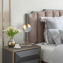 15" Richmond Desk Lamp with Inner Shade Matte Brass - Globe Electric -Desk Lamps sales shop unnamed file 1233