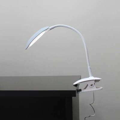 LED Flexi Rounded Clip Light Table Lamp (Includes LED Light Bulb) - Simple Designs Gray 5 LED Flexi Rounded Clip Light Table Lamp (Includes LED Light Bulb) - Simple Designs Gray - Image 5
