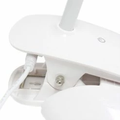 LED Flexi Rounded Clip Light Table Lamp (Includes LED Light Bulb) - Simple Designs Gray 16 LED Flexi Rounded Clip Light Table Lamp (Includes LED Light Bulb) - Simple Designs Gray -Desk Lamps sales shop unnamed file 1256