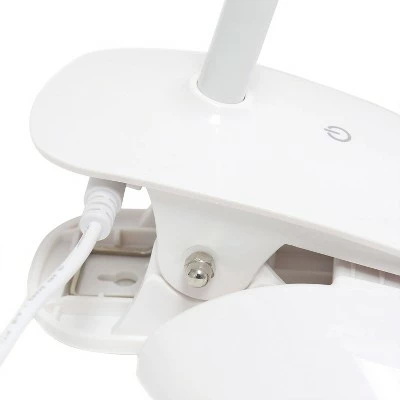 LED Flexi Rounded Clip Light Table Lamp (Includes LED Light Bulb) - Simple Designs Gray 7 LED Flexi Rounded Clip Light Table Lamp (Includes LED Light Bulb) - Simple Designs Gray - Image 7