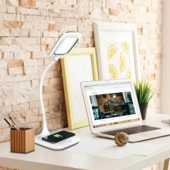 OttLite Desk Lamp with Wireless Charging (Includes LED Light Bulb) - Prevention -Desk Lamps sales shop unnamed file 1300