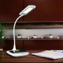 OttLite Desk Lamp with Wireless Charging (Includes LED Light Bulb) - Prevention -Desk Lamps sales shop unnamed file 1301