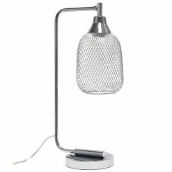 Industrial Mesh Desk Lamp Chrome - Lalia Home -Desk Lamps sales shop unnamed file 1325