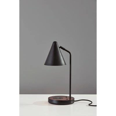 19.5" Oliver Charge Desk Lamp Black - Adesso 2 19.5" Oliver Charge Desk Lamp Black - Adesso - Image 2