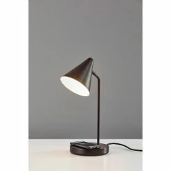 19.5" Oliver Charge Desk Lamp Black - Adesso 8 19.5" Oliver Charge Desk Lamp Black - Adesso -Desk Lamps sales shop unnamed file 1334