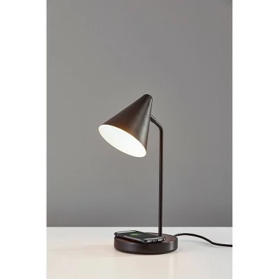 19.5" Oliver Charge Desk Lamp Black - Adesso 3 19.5" Oliver Charge Desk Lamp Black - Adesso - Image 3