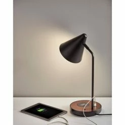 19.5" Oliver Charge Desk Lamp Black - Adesso 9 19.5" Oliver Charge Desk Lamp Black - Adesso -Desk Lamps sales shop unnamed file 1335