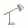 Wooden Pivot Desk Lamp Gray - Simple Designs