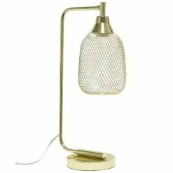 Industrial Mesh Desk Lamp Gold - Lalia Home -Desk Lamps sales shop unnamed file 1370