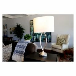 27" x 15" Steel Desk Lamp Steel - Decor Therapy -Desk Lamps sales shop unnamed file 1395
