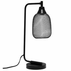 Industrial Mesh Desk Lamp Matte Black - Lalia Home -Desk Lamps sales shop unnamed file 1443