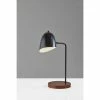 Jude Walnut Desk Lamp Black - Adesso