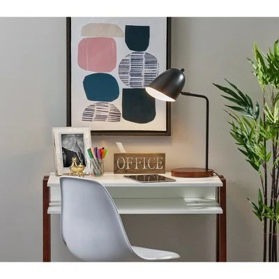 Jude Walnut Desk Lamp Black - Adesso 2 Jude Walnut Desk Lamp Black - Adesso - Image 2