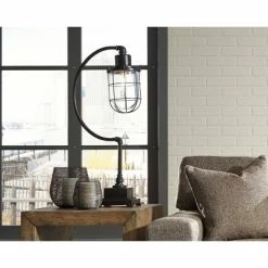 Jae Desk Lamp Antique Black - Signature Design by Ashley -Desk Lamps sales shop unnamed file 1494