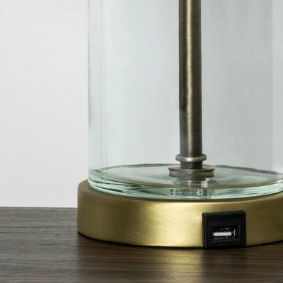 Fillable Accent with USB Table Lamp Brass - Project 62 4 Fillable Accent with USB Table Lamp Brass - Project 62 - Image 4
