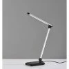 16.25" Lennox Multi-Function Desk Lamp (Includes LED Light Bulb) Black - Adesso