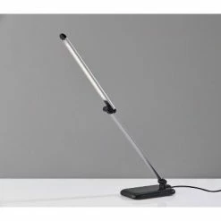 16.25" Lennox Multi-Function Desk Lamp (Includes LED Light Bulb) Black - Adesso -Desk Lamps sales shop unnamed file 1504
