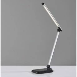16.25" Lennox Multi-Function Desk Lamp (Includes LED Light Bulb) Black - Adesso -Desk Lamps sales shop unnamed file 1506