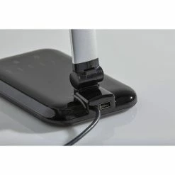 16.25" Lennox Multi-Function Desk Lamp (Includes LED Light Bulb) Black - Adesso -Desk Lamps sales shop unnamed file 1512