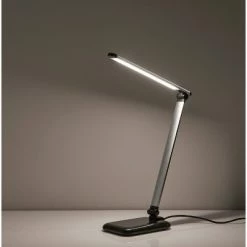 16.25" Lennox Multi-Function Desk Lamp (Includes LED Light Bulb) Black - Adesso -Desk Lamps sales shop unnamed file 1514