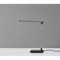 16.25" Lennox Multi-Function Desk Lamp (Includes LED Light Bulb) Black - Adesso -Desk Lamps sales shop unnamed file 1519