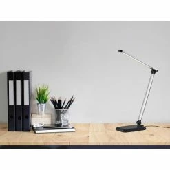 16.25" Lennox Multi-Function Desk Lamp (Includes LED Light Bulb) Black - Adesso -Desk Lamps sales shop unnamed file 1523