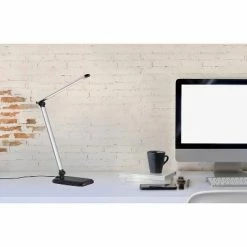 16.25" Lennox Multi-Function Desk Lamp (Includes LED Light Bulb) Black - Adesso -Desk Lamps sales shop unnamed file 1524