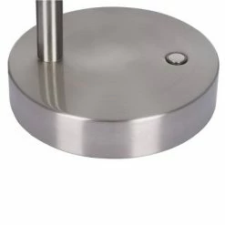 17.75" Desk Lamp Brushed Nickel (Includes LED Light Bulb) - Cresswell Lighting