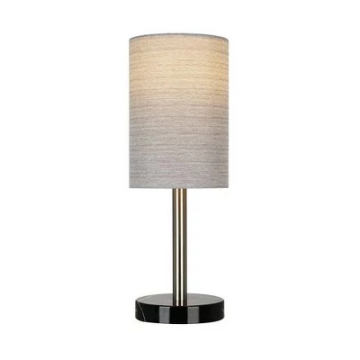 14" Marble Mini Accent Desk Lamp (Includes LED Light Bulb) Black - Cresswell Lighting 1 14" Marble Mini Accent Desk Lamp (Includes LED Light Bulb) Black - Cresswell Lighting