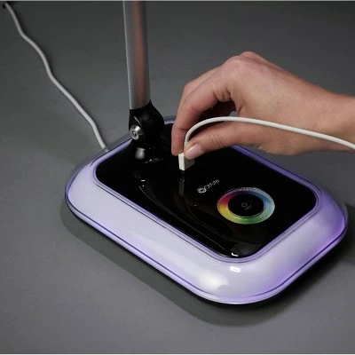 Glow Desk Lamp (Includes LED Light Bulb) Black - OttLite 5 Glow Desk Lamp (Includes LED Light Bulb) Black - OttLite - Image 5