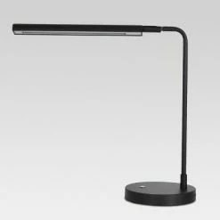 Lemke Desk Lamp (Includes LED Light Bulb) Black - Project 62™