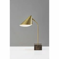 Hawthorne Desk Lamp Antique Brass - Adesso