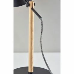 Natural Wood Dylan Desk Lamp Black - Adesso -Desk Lamps sales shop unnamed file 1635