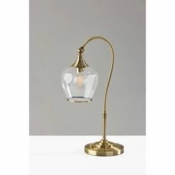 Bradford Desk Lamp (Includes Light Bulb) Antique Brass - Adesso -Desk Lamps sales shop unnamed file 1645
